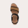 image:imageNAOT Summer RaffiaSoft Black LeatherGold Brown Raffia
