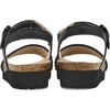 image:imageNAOT Womens Cecile SandalSoft Black LeatherGolden Brown Raffia