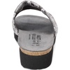 image:imageNaot Womens Alana Wedge SandalBlackWhite Python Stretch
