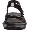 image:imageNaot Womens Brussels Wedge SandalBlack Luster Leather