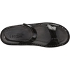 image:imageNaot Womens Brussels Wedge SandalBlack Luster Leather