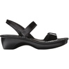 image:imageNaot Womens Brussels Wedge SandalBlack Luster Leather