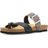Soft Black Lthr/Taupe Gray Suede