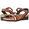 image:imageNAOT Footwear Womens Beverly SandalBlack Velvet NubuckHawaiian Brown NubuckGold Lthr