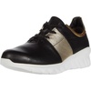 image:imageNAOT Footwear Womens Buzz Laceup SneakerSoft Black LthrRadiant Gold LthrSoft Black LthrGold Lthr