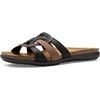 image:imageNAOT Footwear Womens Liv SandalJet Black LeatherLatte Brown Leather