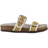 Soft White Leather/Blonde Raffia