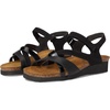 image:imageNAOT Footwear Womens Sophia SandalBlack VelvetJet BlackBlack Crinkle