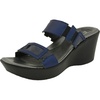 image:imageNAOT Footwear Womens Treasure Wedge SandalPolar Sea LthrNavy Patent Lthr