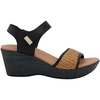 image:imageNAOT Summer RaffiaSoft Black LeatherGold Brown Raffia
