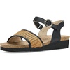 Soft Black/Golden Brown Raffia
