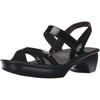 image:imageNaot Womens Brussels Wedge SandalBlack Luster Leather
