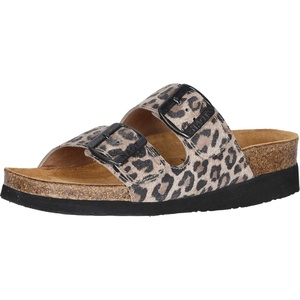 image:imageNAOT Footwear Santa Barbara Womens Slide with Cork Footbed and Arch Comfort and Support  Slip On Lightweight and Perfect for TravelCheetah Suede