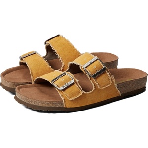 image:imageNAOT Footwear Santa Barbara Womens Slide with Cork Footbed and Arch Comfort and Support  Slip On Lightweight and Perfect for TravelYellow Canvas