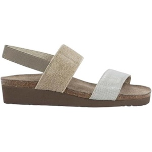 image:imageNAOT Footwear Womens Amy SandalBeige Lizard LeatherBeige Elastic