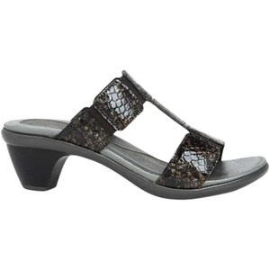 image:imageNAOT Footwear Womens Form SandalReptile Patent LeatherWalnut Leather