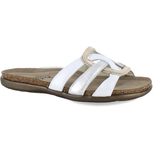image:imageNAOT Footwear Womens Liv SandalWhite PearlSoft SilverRadiant GoldSoft Rosegold