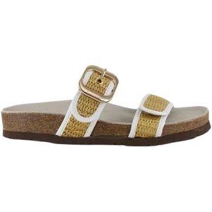 image:imageNAOT Footwear Womens Nashville SandalSoft White LeatherBlonde Raffia