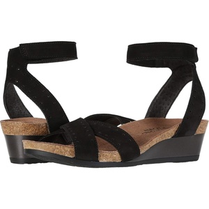 image:imageNAOT Womens Wand SandalBlack Velvet NubuckGlass Brown