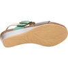 image:imageNAOT Footwear Womens Dynasty Sandal  Leather Cushioning Casual SlipOnFoggy GraySoft JadeSoft Ivory