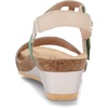 image:imageNAOT Footwear Womens Dynasty Sandal  Leather Cushioning Casual SlipOnFoggy GraySoft JadeSoft Ivory