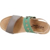 image:imageNAOT Footwear Womens Dynasty Sandal  Leather Cushioning Casual SlipOnFoggy GraySoft JadeSoft Ivory Leather