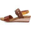 image:imageNAOT Footwear Womens Dynasty Sandal  Leather Cushioning Casual SlipOnMaple Brown LthrAntique Brown SuedeMarigold Lthr