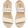 image:imageNAOT Footwear Womens Dynasty Sandal  Leather Cushioning Casual SlipOnPlatin