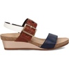 image:imageNAOT Footwear Womens Dynasty Sandal  Leather Cushioning Casual SlipOnSoft Ink LthrSoft Chestnut LthrSoft White Lthr
