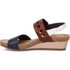 image:imageNAOT Footwear Womens Dynasty Sandal  Leather Cushioning Casual SlipOnSoft Ink LthrSoft Chestnut LthrSoft White Lthr