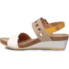 image:imageNAOT Footwear Womens Dynasty Sandal  Leather Cushioning Casual SlipOnSoft White LthrSoft Beige LthrMarigold Lthr