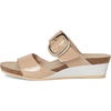 image:imageNAOT Womens Magic Sandal  Leather BuckleCamel Crinkle Patent Leather