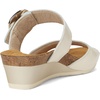 image:imageNAOT Womens Magic Sandal  Leather BuckleIvory Crinkle Patent Leather