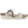 image:imageNAOT Womens Magic Sandal  Leather BucklePlatinum Striped Leather