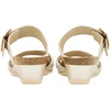 image:imageNAOT Womens Magic Sandal  Leather BucklePlatinum Striped Suede