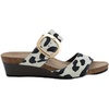 White Leopard Suede