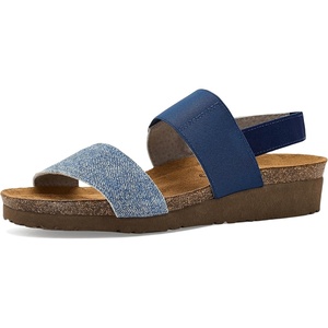 image:imageNAOT Footwear Womens Amy SandalDenim Washed SuedeNavy Elastic