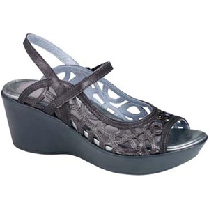 image:imageNAOT Womens Deluxe Wedge SandalBlackGrey