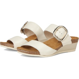 image:imageNAOT Womens Magic Sandal  Leather BuckleIvory Crinkle Patent Leather