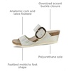 image:imageNAOT Womens Magic SandalPlatinum Striped Suede